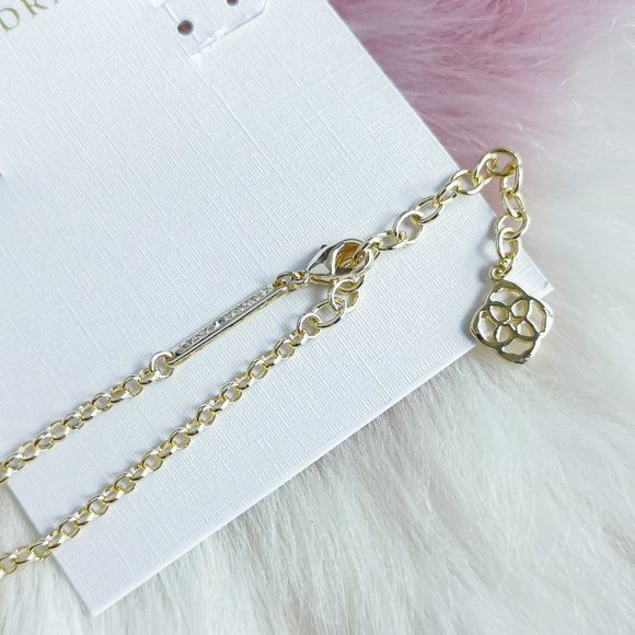 Kendra Scott Gold Ansley Heart Pendant Necklace - Picture 3 of 3